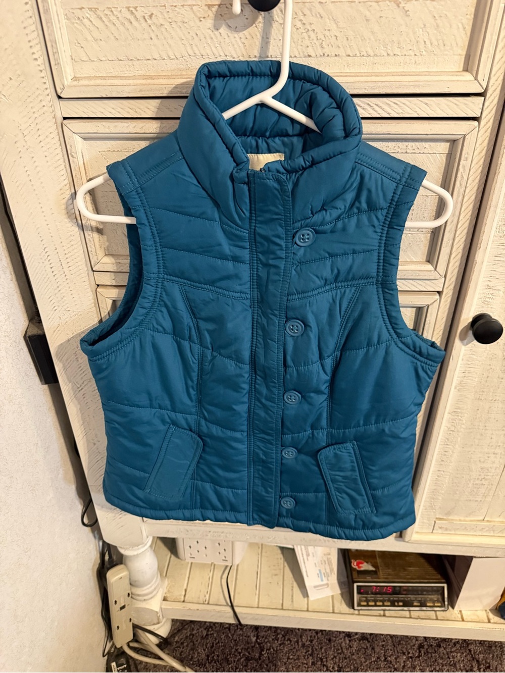 Sonoma Teal Quilted Puffer Vest